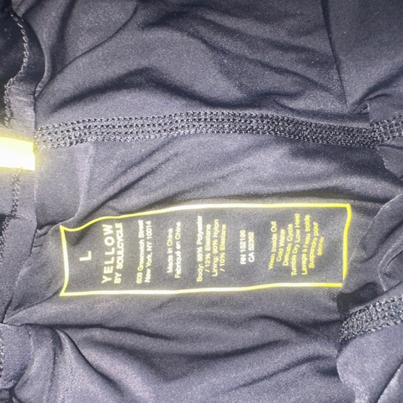 Yellow by Soul Cycle Athletic Shorts Large 32-36" waist 5" inseam Gently worn - Picture 5 of 5